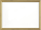 Preview: Urkundenrahmen schmal in Gold Größe: 30 x 40 cm.