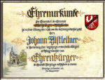Ehrenbürerurkunde QuerforEhrenbürgerurkunde Querformamat