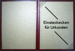 Urkundenmappen innen