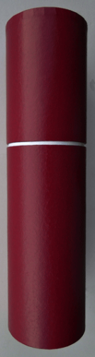 Diplomrollen Rot mit Chagrinpapierüberzug für A4 & A3 Urkunden.